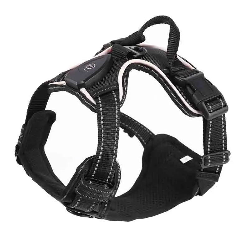 LED Glowing Dog Harness for Nighttime Walks
