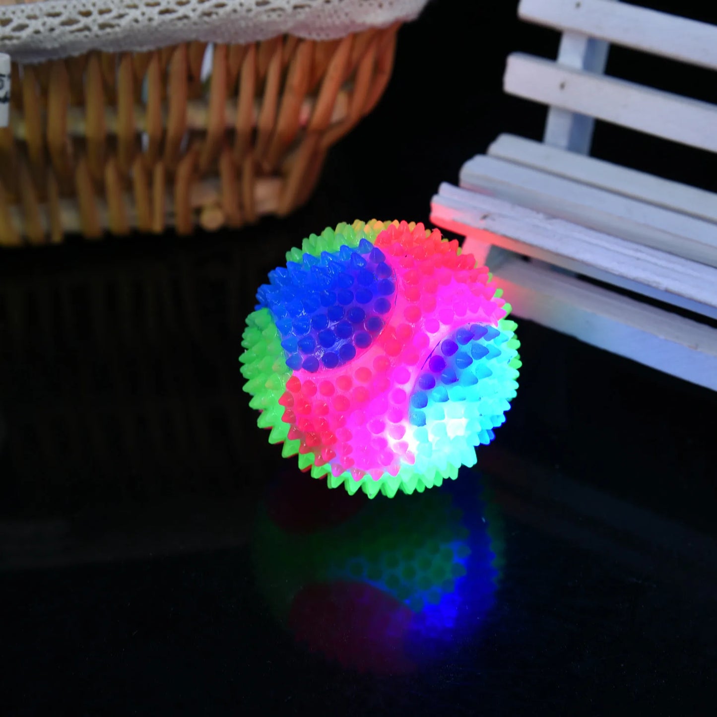 LED Dog Toy - Bite Resistant Safe Material