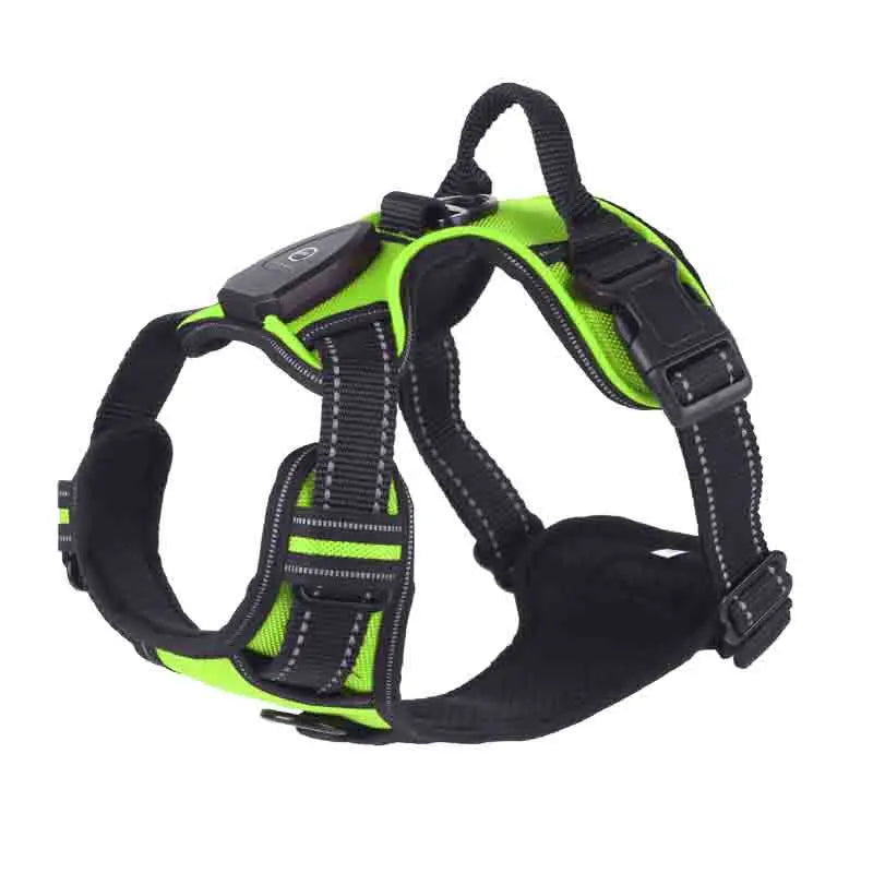 LED Glowing Dog Harness for Nighttime Walks