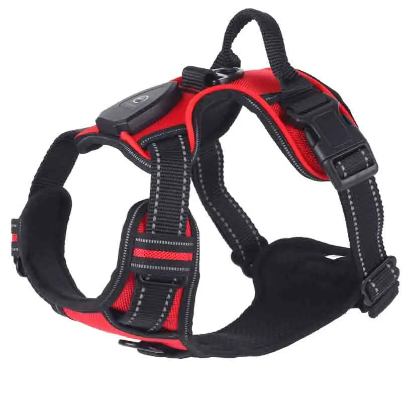 LED Glowing Dog Harness for Nighttime Walks