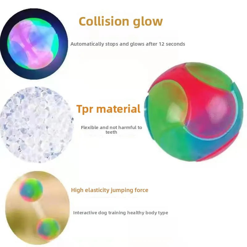 LED Dog Toy - Bite Resistant Safe Material