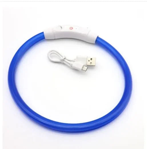 Adjustable LED Dog Collar - USB Rechargeable
