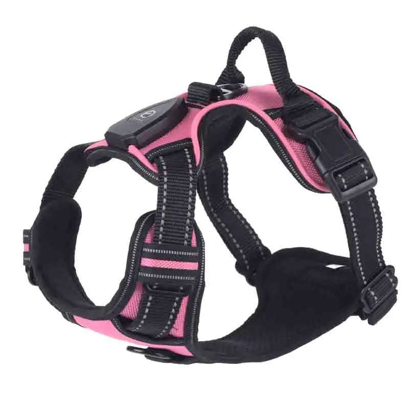 LED Glowing Dog Harness for Nighttime Walks