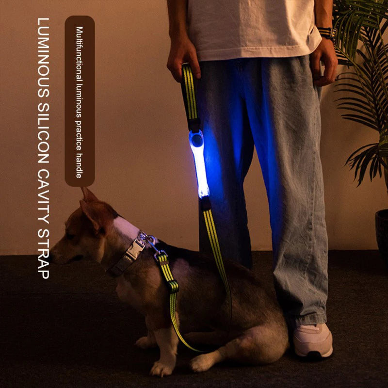 Luminous Strap For Dog Collar Harness Leash