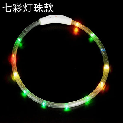 Adjustable LED Dog Collar - USB Rechargeable