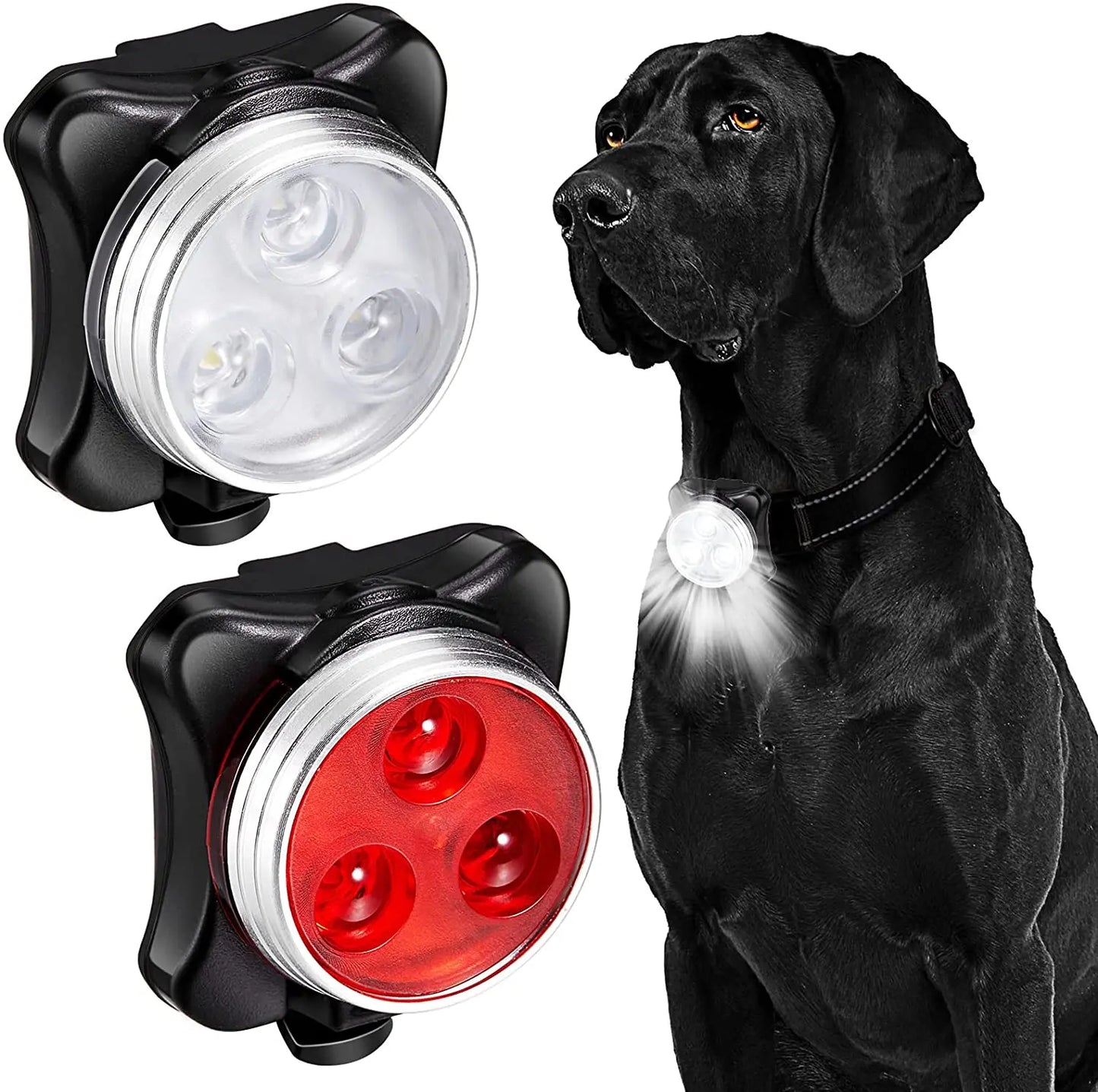 LED Dog Lamp Flashlight for Night Safety