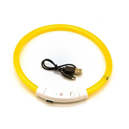 Adjustable LED Dog Collar - USB Rechargeable