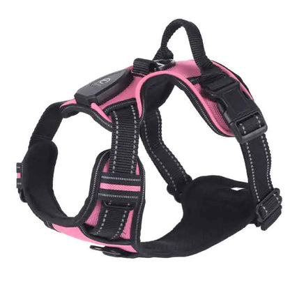 LED Glowing Dog Harness for Nighttime Walks